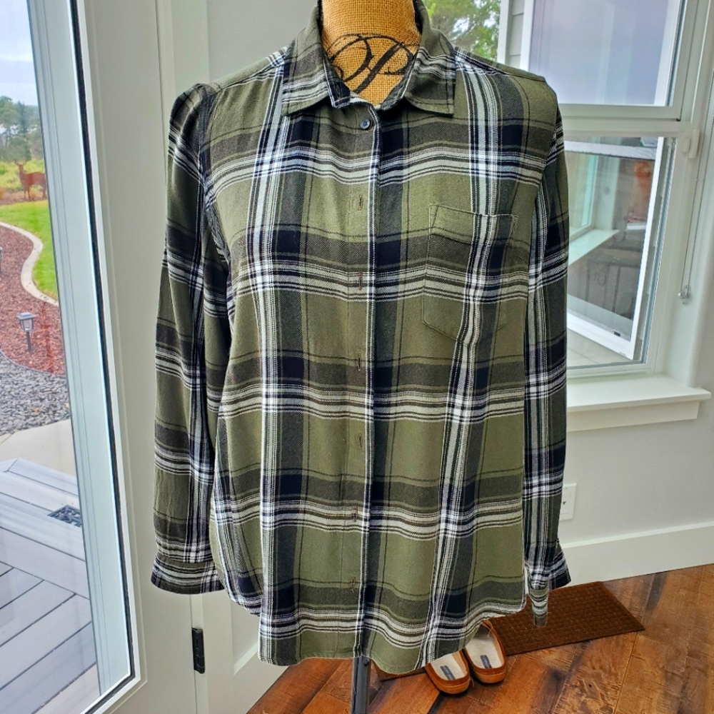Dip Brand Plaid Shirt Size Large Cabincore